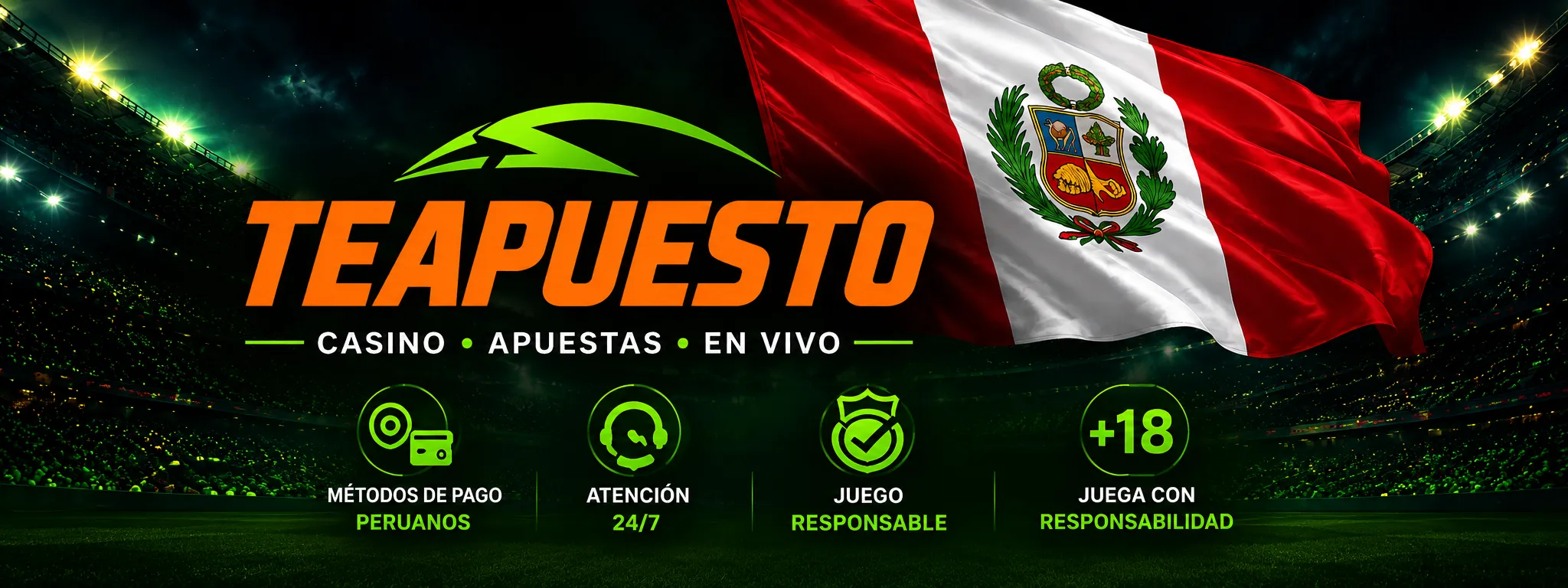 TeApuesto Fútbol, Casino y Emoción